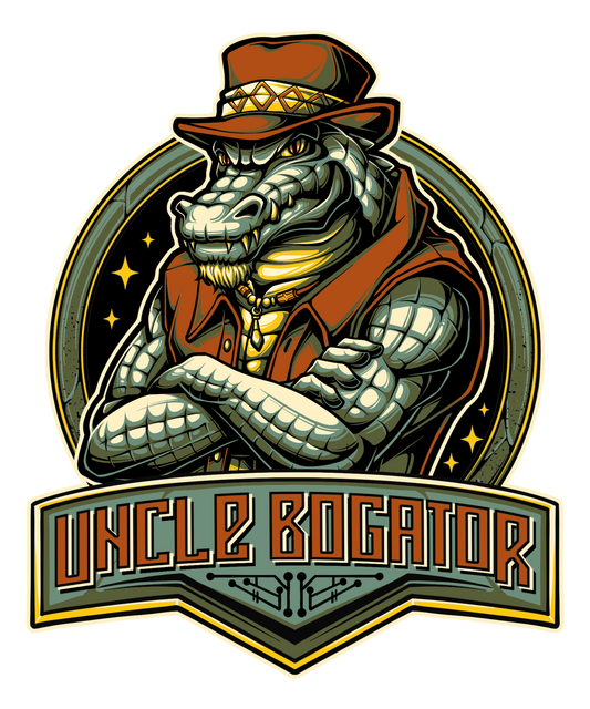 Limited Edition - Uncle Bogator Swamp King Color Swap Sticker
